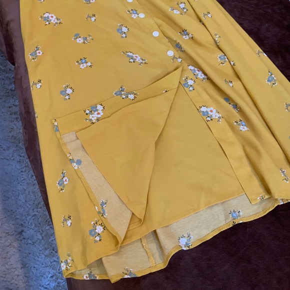 Gap Floral MIDI Skirt Sz 10 - Picture 4 of 7